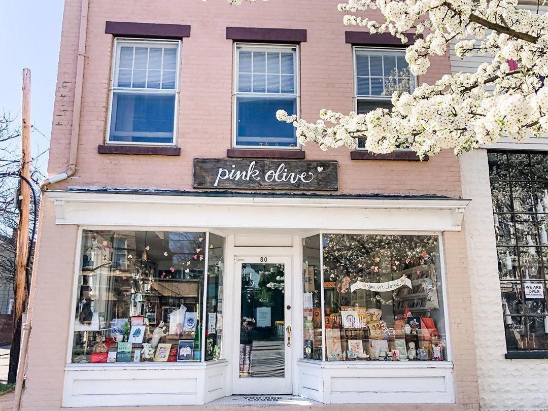 Pink Olive Shop in New York City's West Village