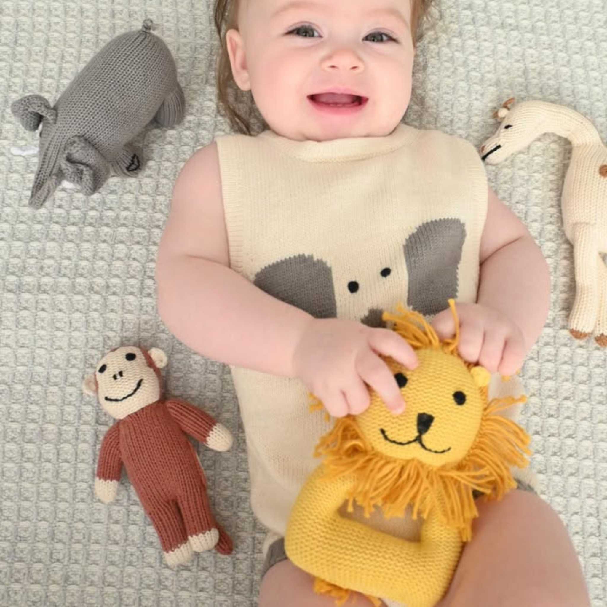 Estella Animal Gifts Safari Animals Rattle Set