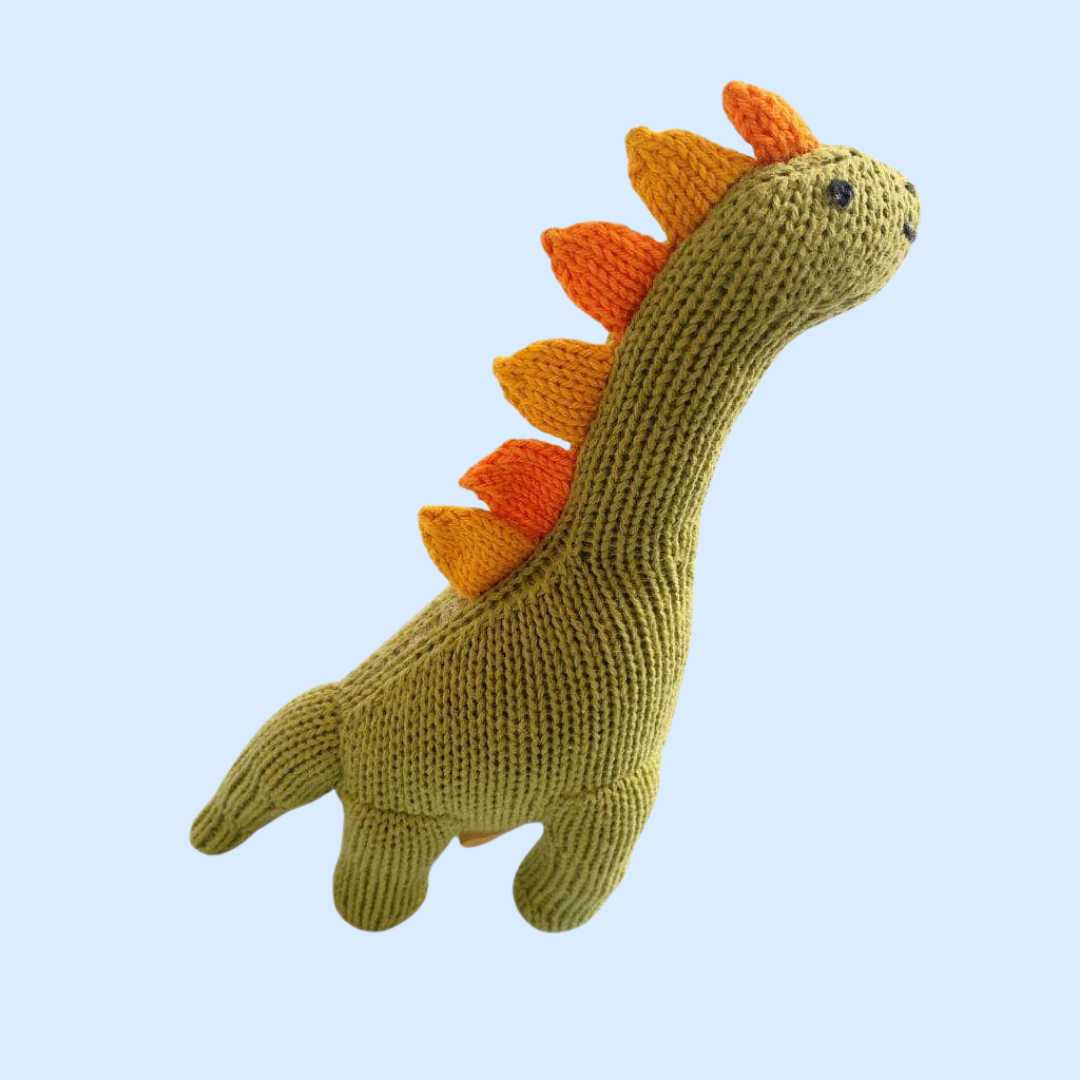 Estella Animal Rattles Brachiosaurus Dino Rattle