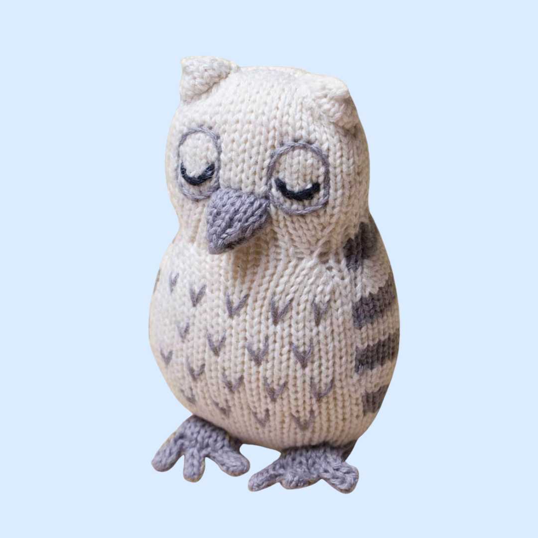 Estella Animal Rattles Owl Rattle