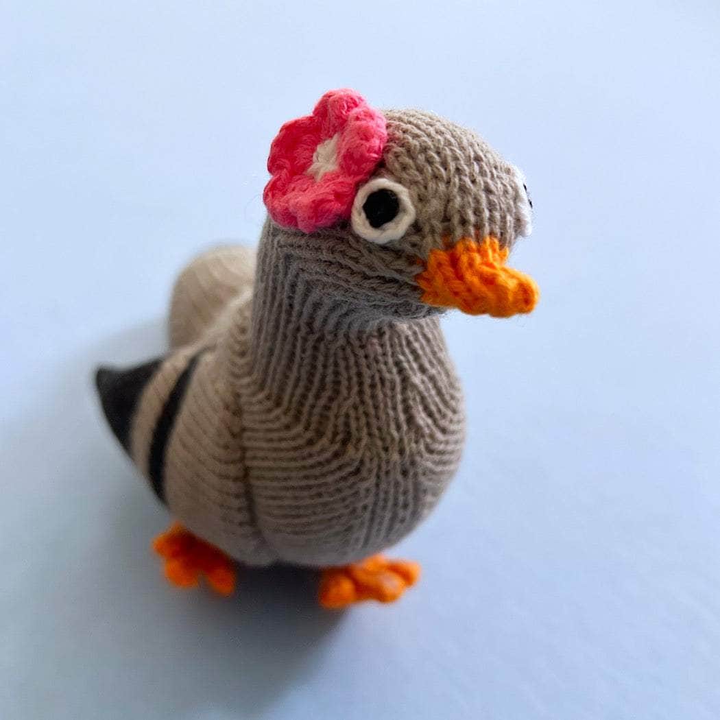 Estella Animal Rattles Flower Pedro the Pigeon Rattle