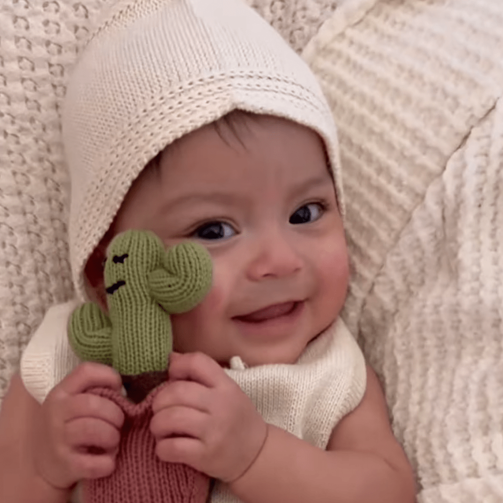 Organic Baby Bonnet Hats, Hand knit - {{variant_option_1}}