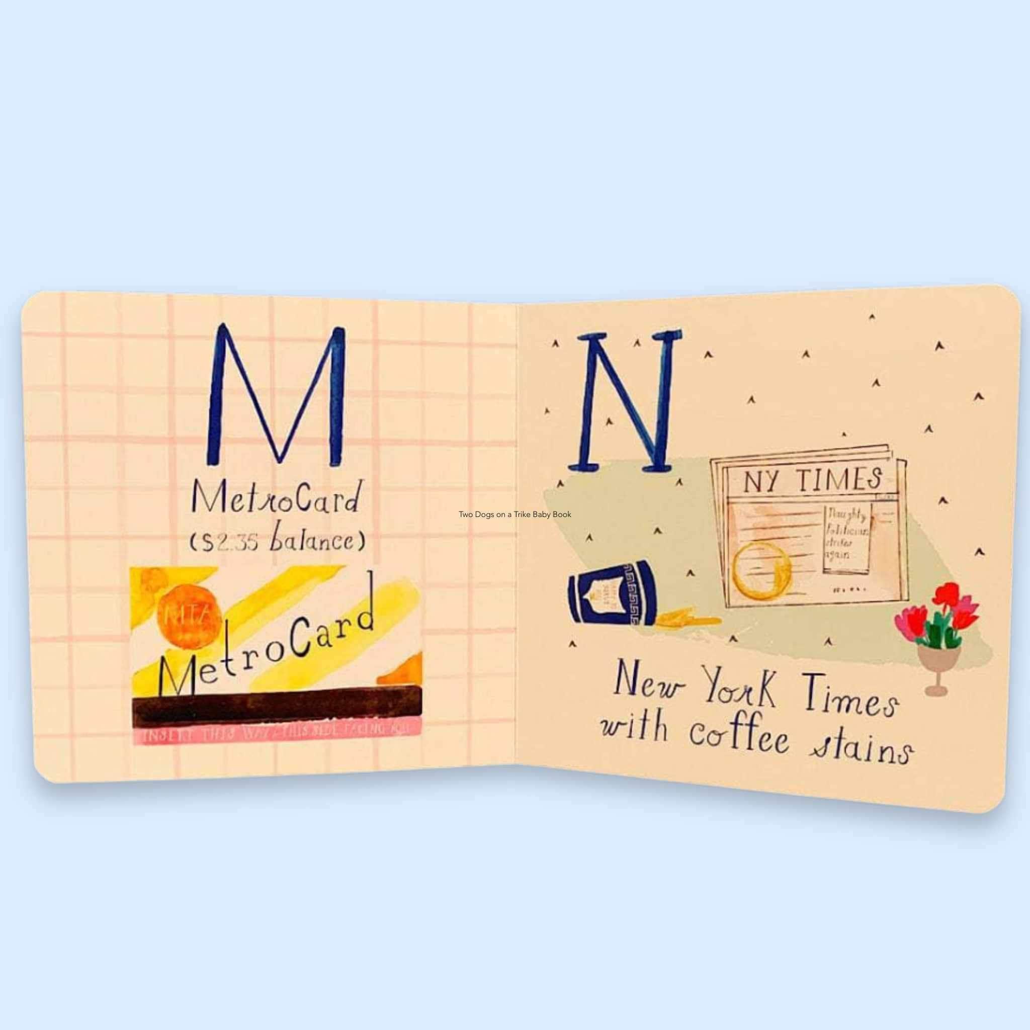 Estella Baby Books NYC ABCs Baby Book