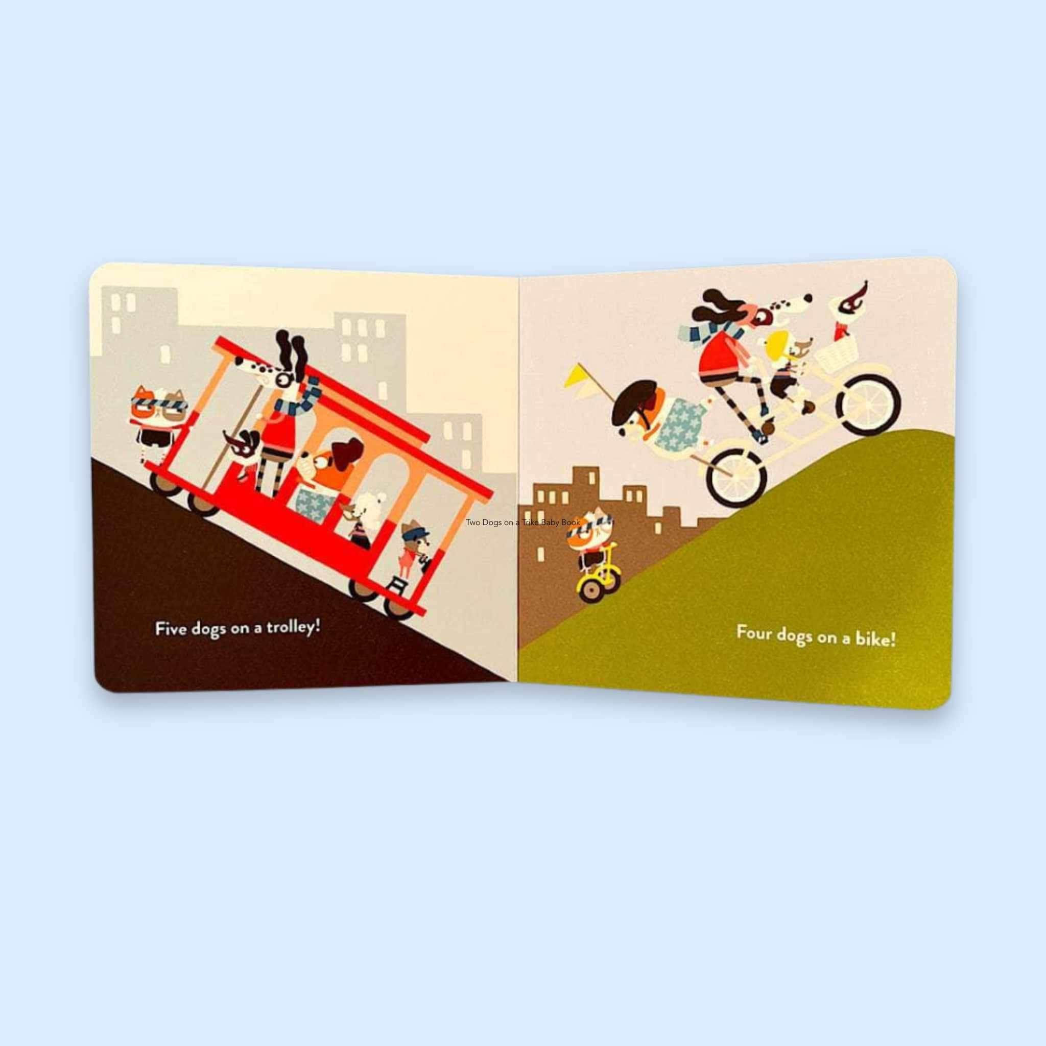 Estella Baby Books Two Dogs on a Trike Baby Book