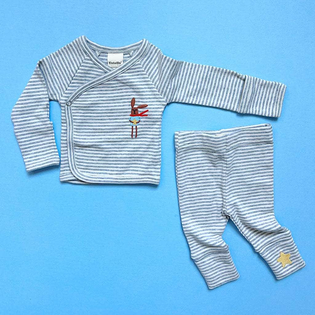 Estella Baby Clothes Kimono and Legging Set