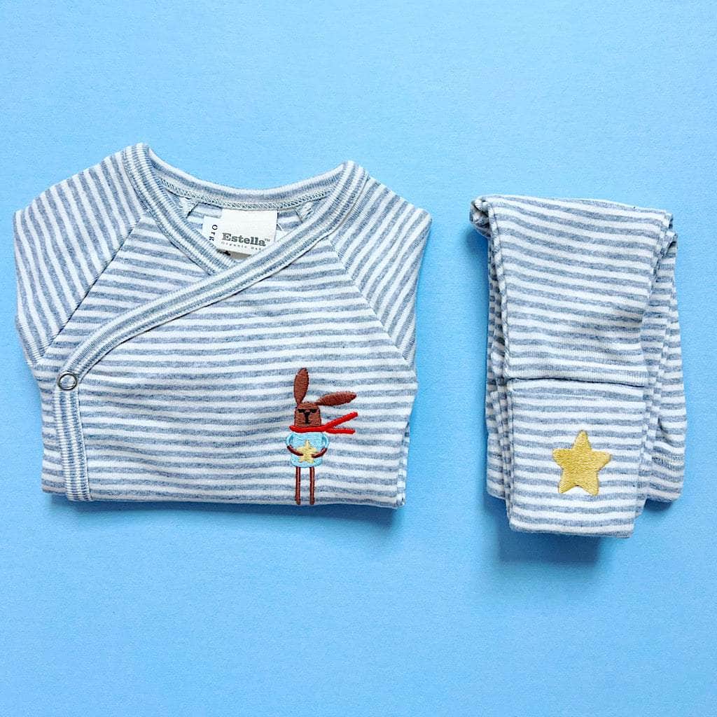 Estella Baby Clothes Kimono and Legging Set