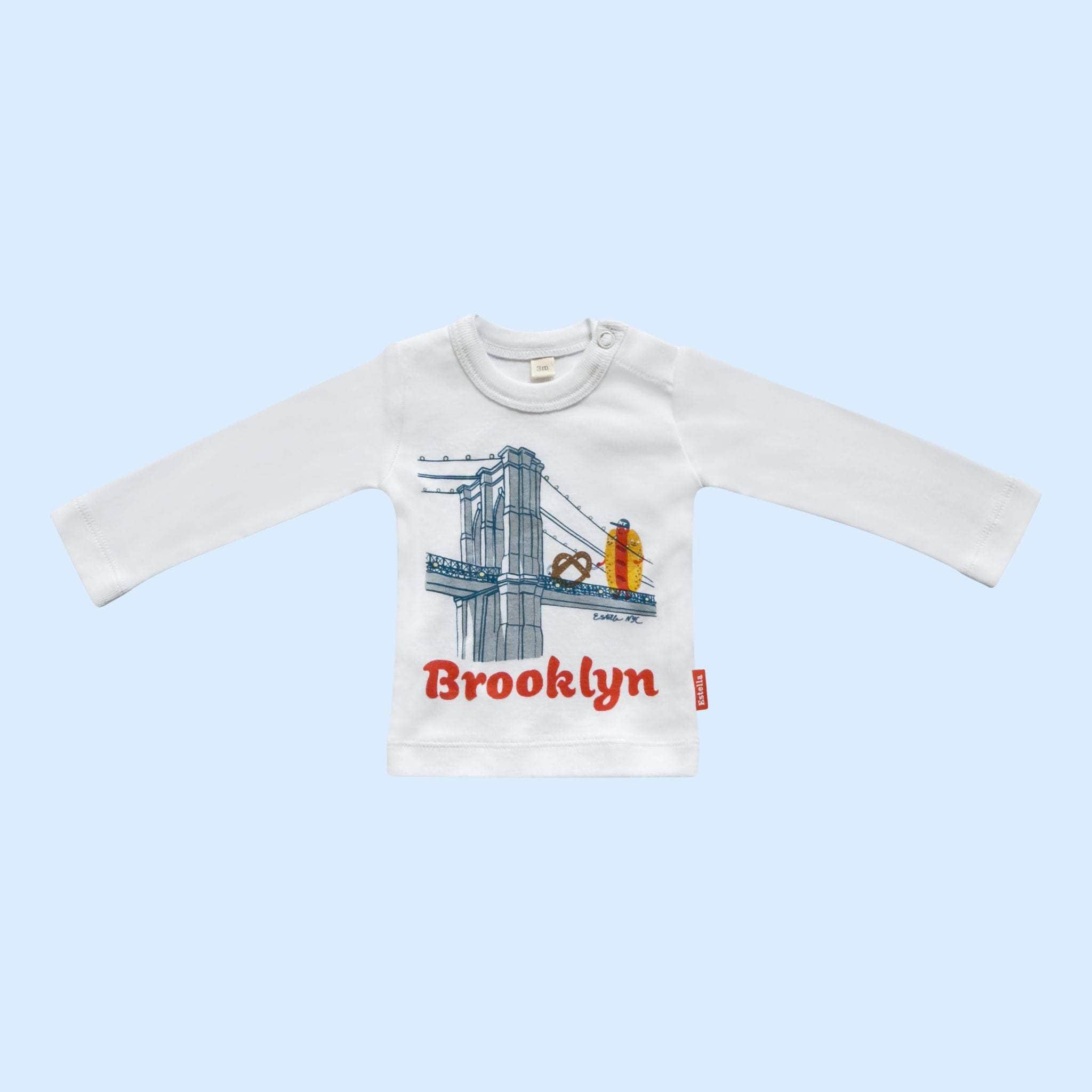 Estella Baby Clothes 0-3 M Brooklyn Bridge Tee