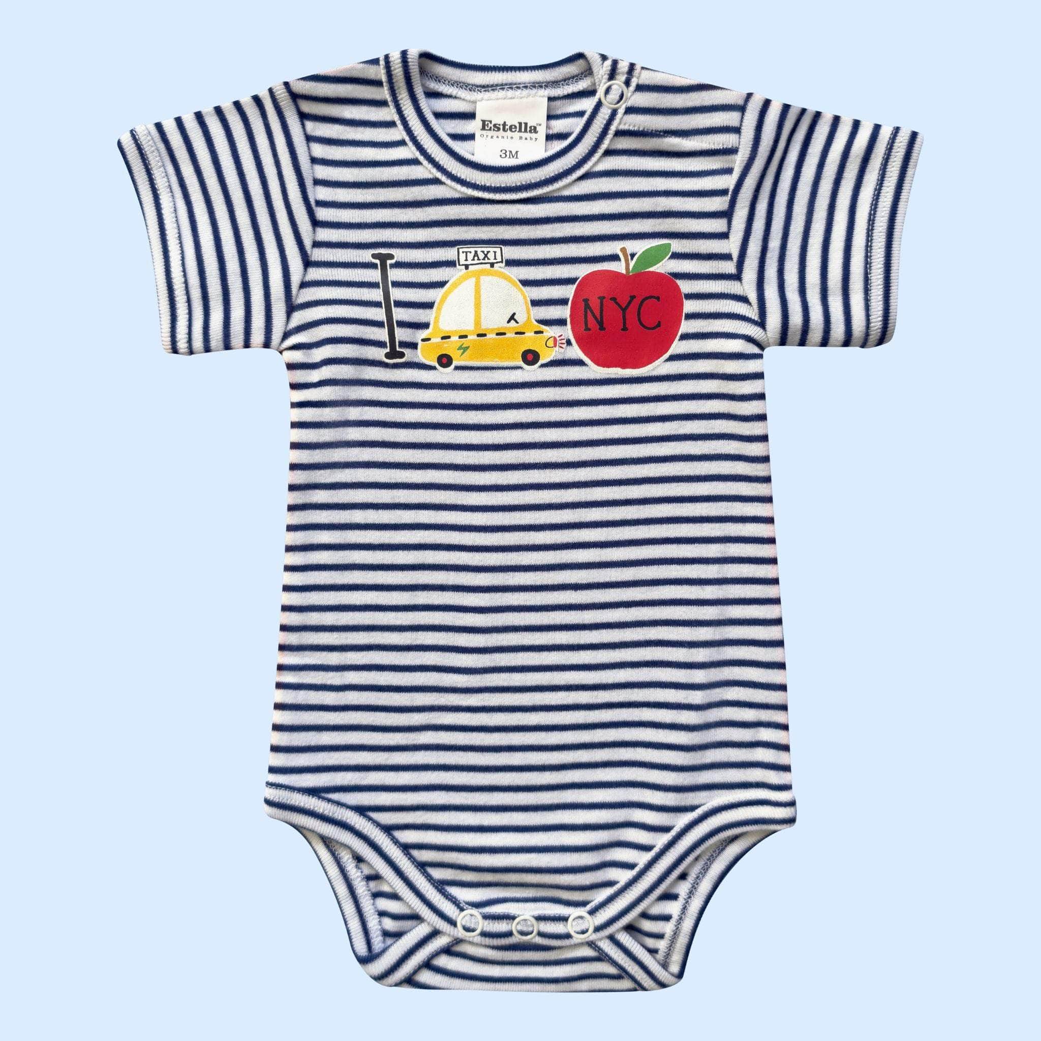 Estella Baby Clothes 0-3 M I Taxi NY Bodysuit