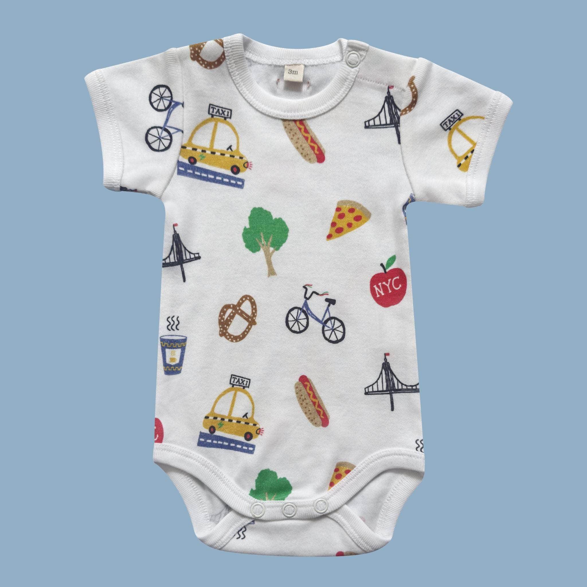 Estella Baby Clothes NYC Print Bodysuit