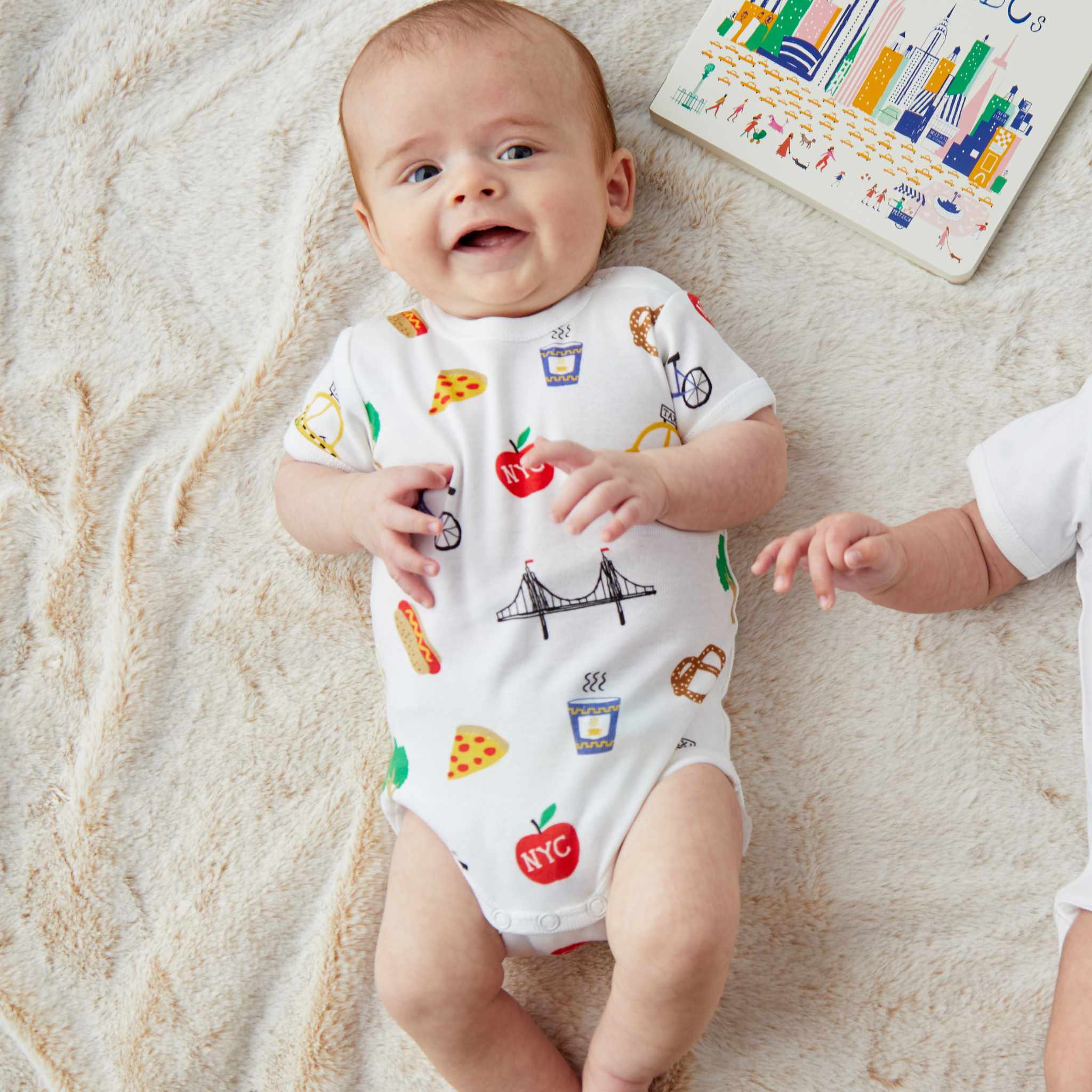 Estella Baby Clothes NYC Print Bodysuit