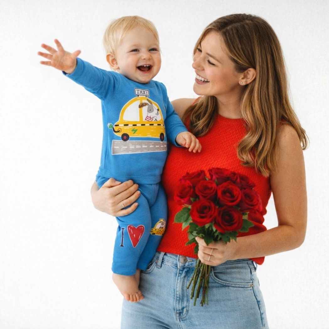 Estella Baby Clothes NYC Taxi Pajama Set for Baby & Toddler