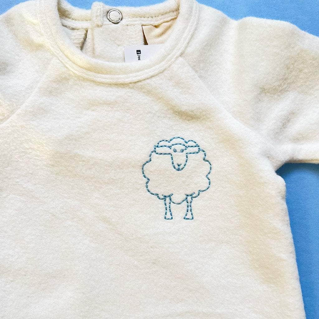 Estella Baby Clothes Snuggle Sheep Romper