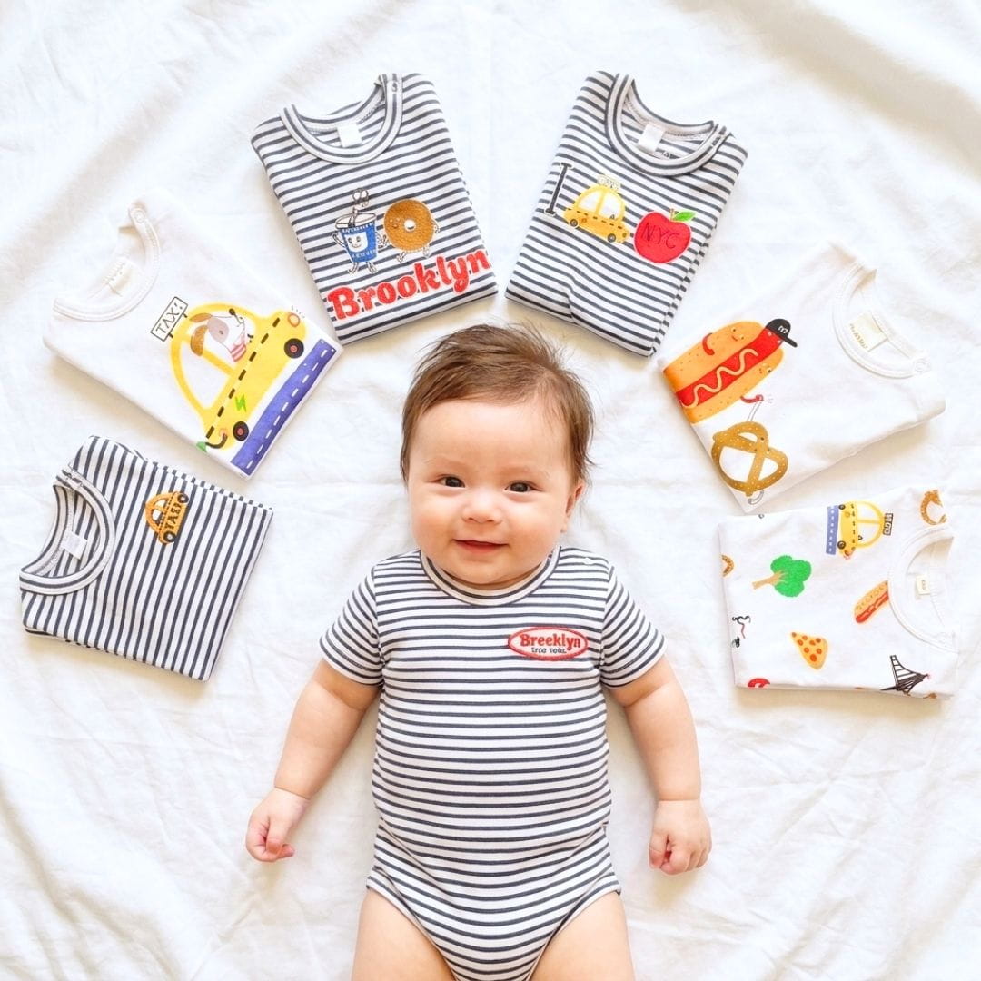 Estella Baby Gift Sets 7 Days in NYC Bodysuits Set