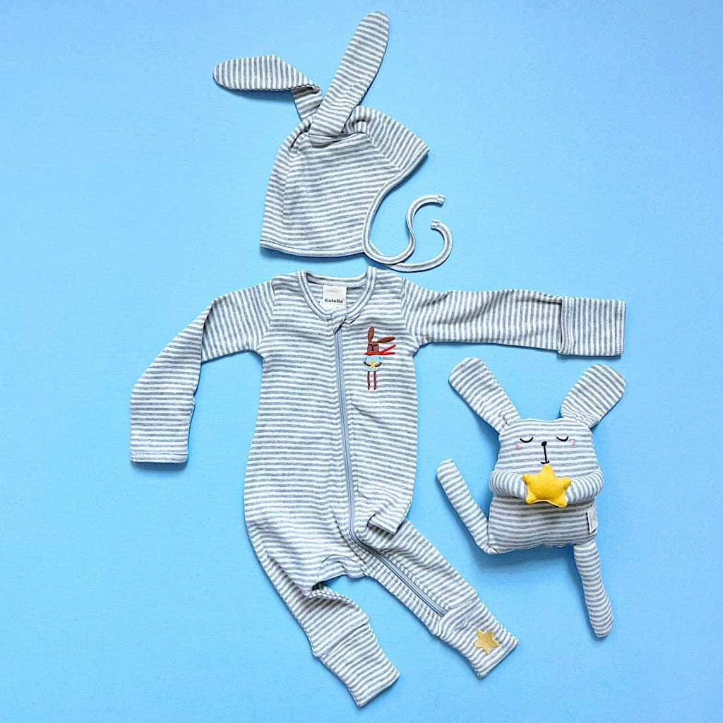 Bunny Gift Set with Jumpsuit Zipper - {{variant_option_1}}