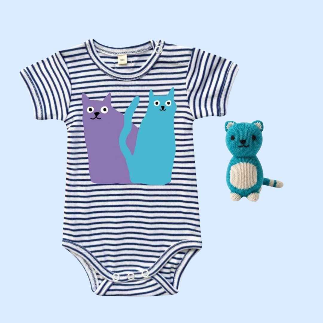 Estella Baby Gift Sets 0-3 M Cool Cats Gift Set