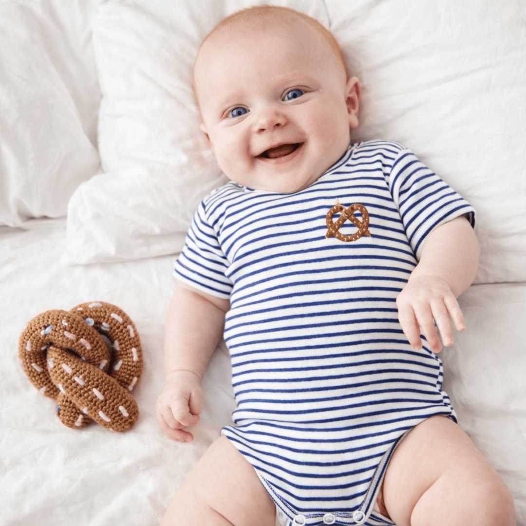 Estella Baby Gift Sets Food Onesie & Rattle Set