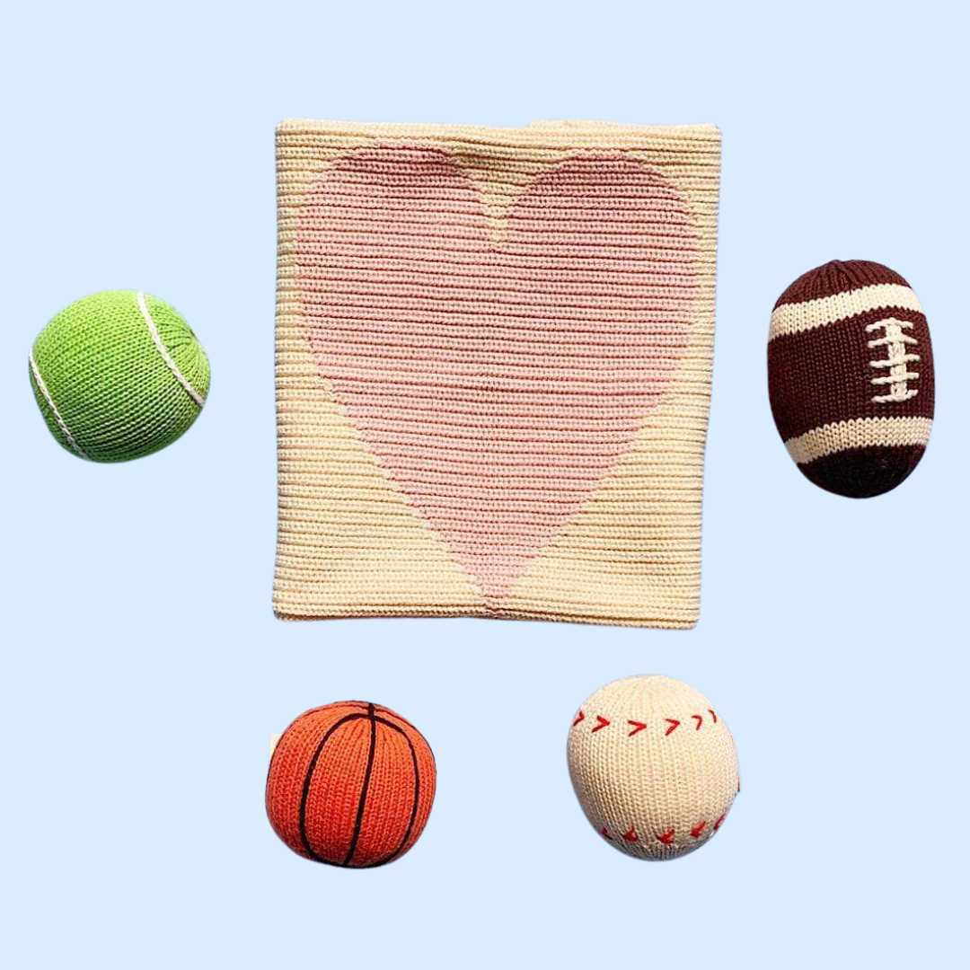 Estella Baby Gift Sets Pink For the Love of Sports Set