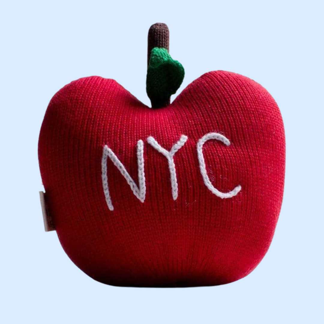 Estella Baby Gift Sets Knitted Baby Romper & Plush Apple Set