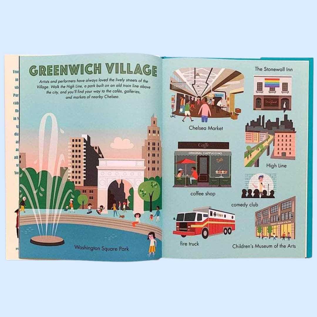 Estella Baby Gift Sets My First Book of New York & Rattle Set