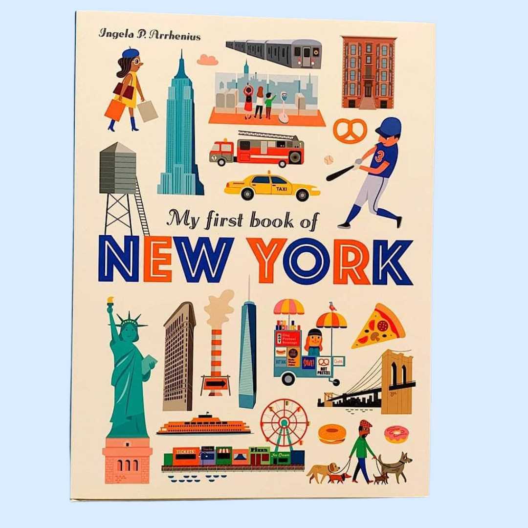 Estella Baby Gift Sets My First Book of New York & Rattle Set