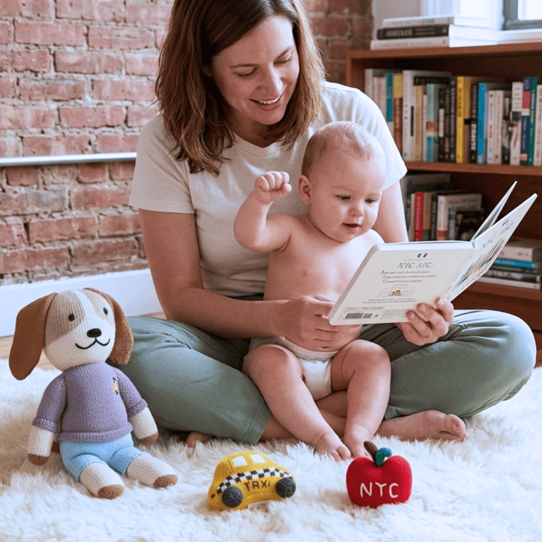 Estella Baby Gift Sets NYC ABCs Book, Rattles & Doll Set