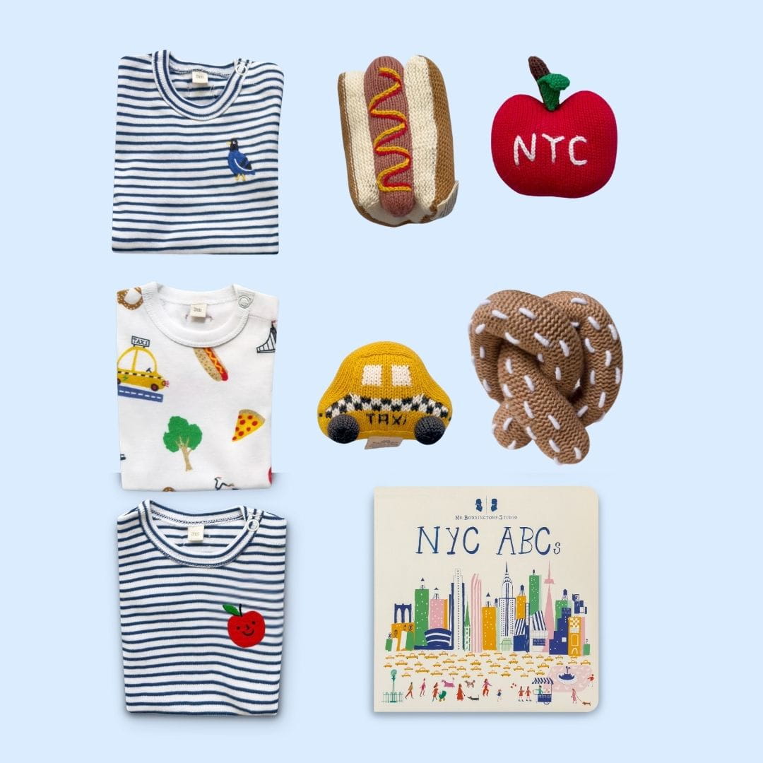 Estella Baby Gift Sets 0-3 M NYC Embroidered Gift Set