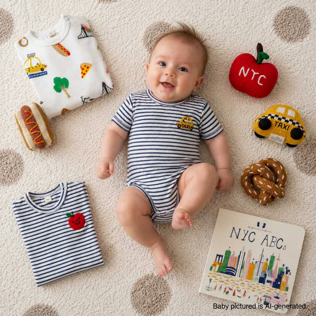 Estella Baby Gift Sets NYC Embroidered Gift Set