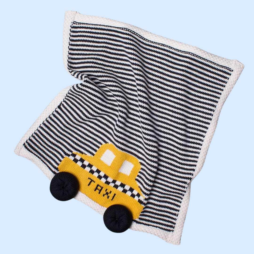 Estella Baby Gift Sets NYC Security Blanket & Food Rattle Set