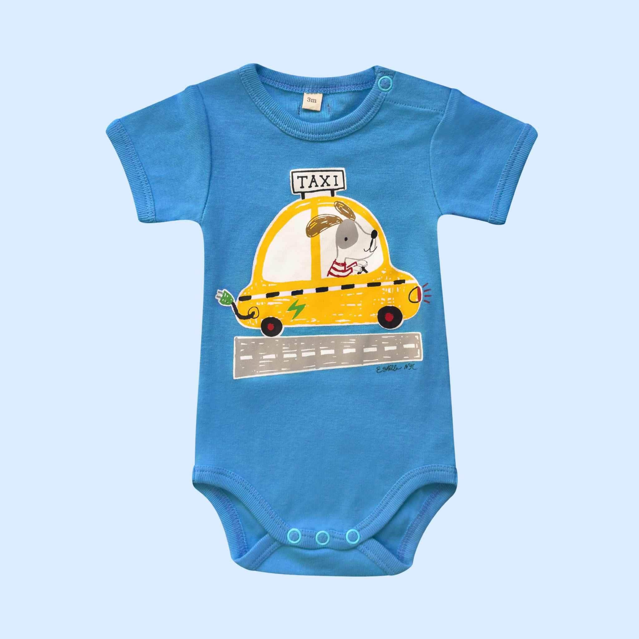 Estella Baby Gift Sets NYC Taxi Bodysuit, Leggings, Rattle & Bib Set