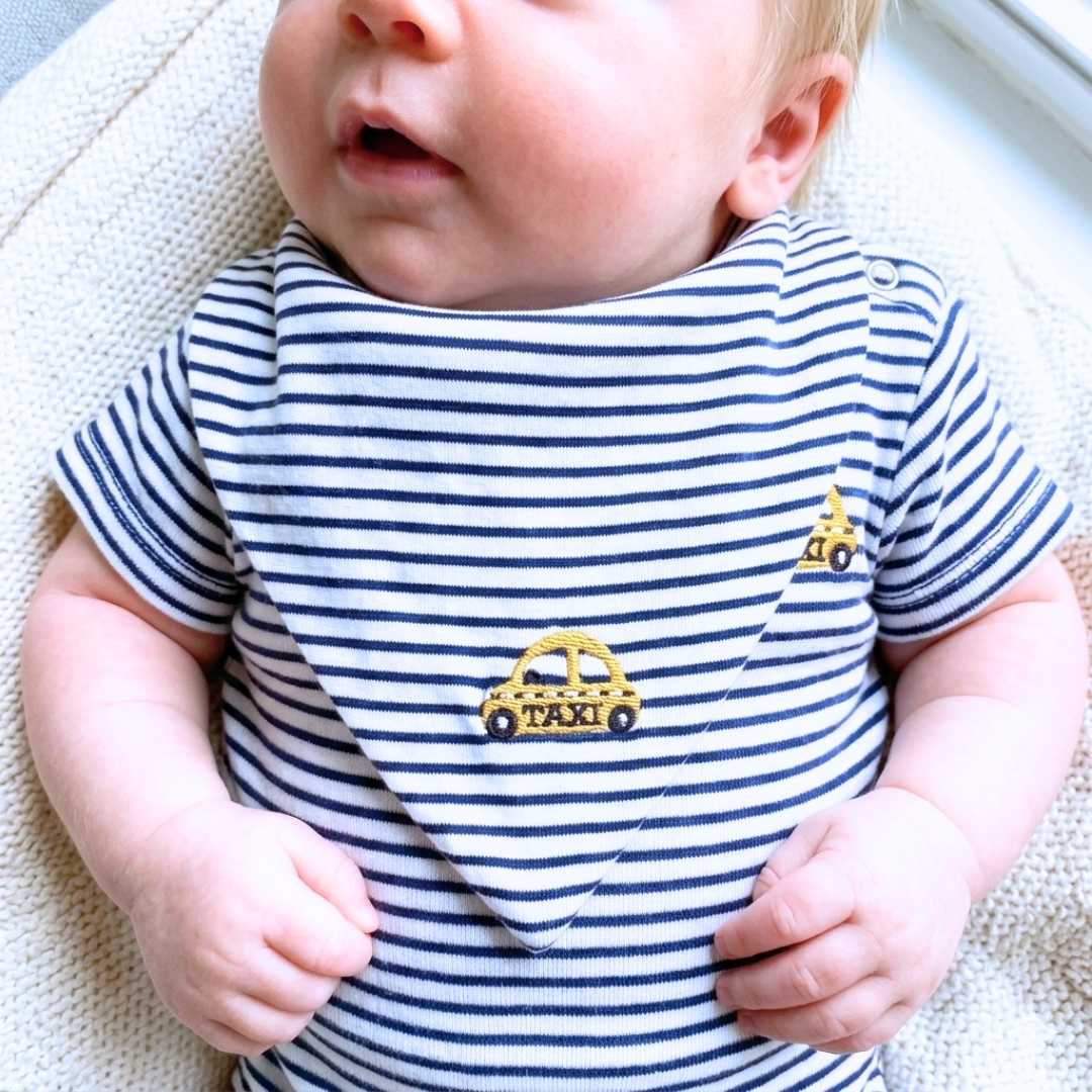 Estella Baby Gift Sets NYC Taxi Bodysuit Stripe Gift Set