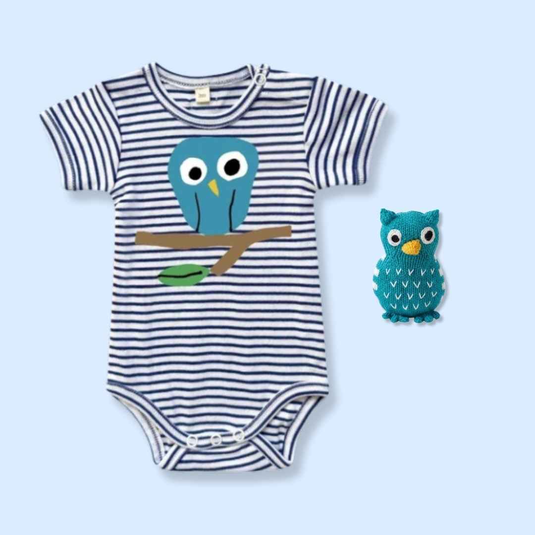 Estella Baby Gift Sets 0-3 M Wise Guy Owl Gift Set