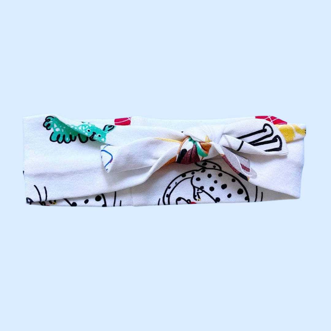 Estella Baby Hats Dogs / 0-6 M Knotted Headband