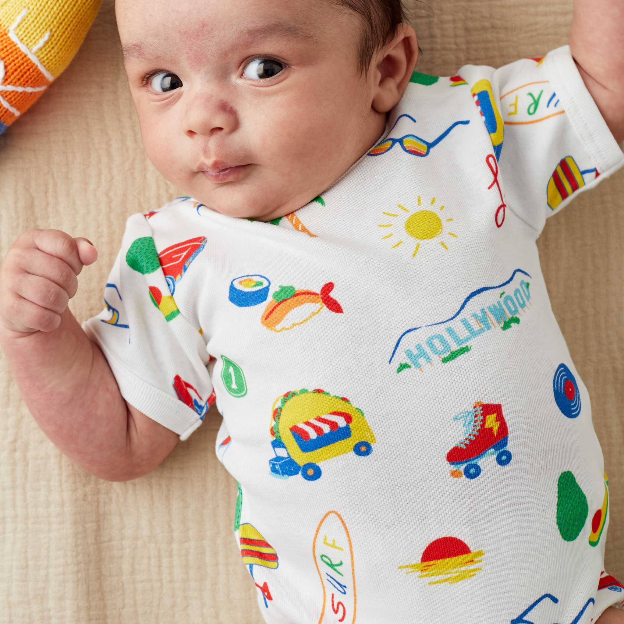 Estella Baby One-Pieces L.A. Print Bodysuit