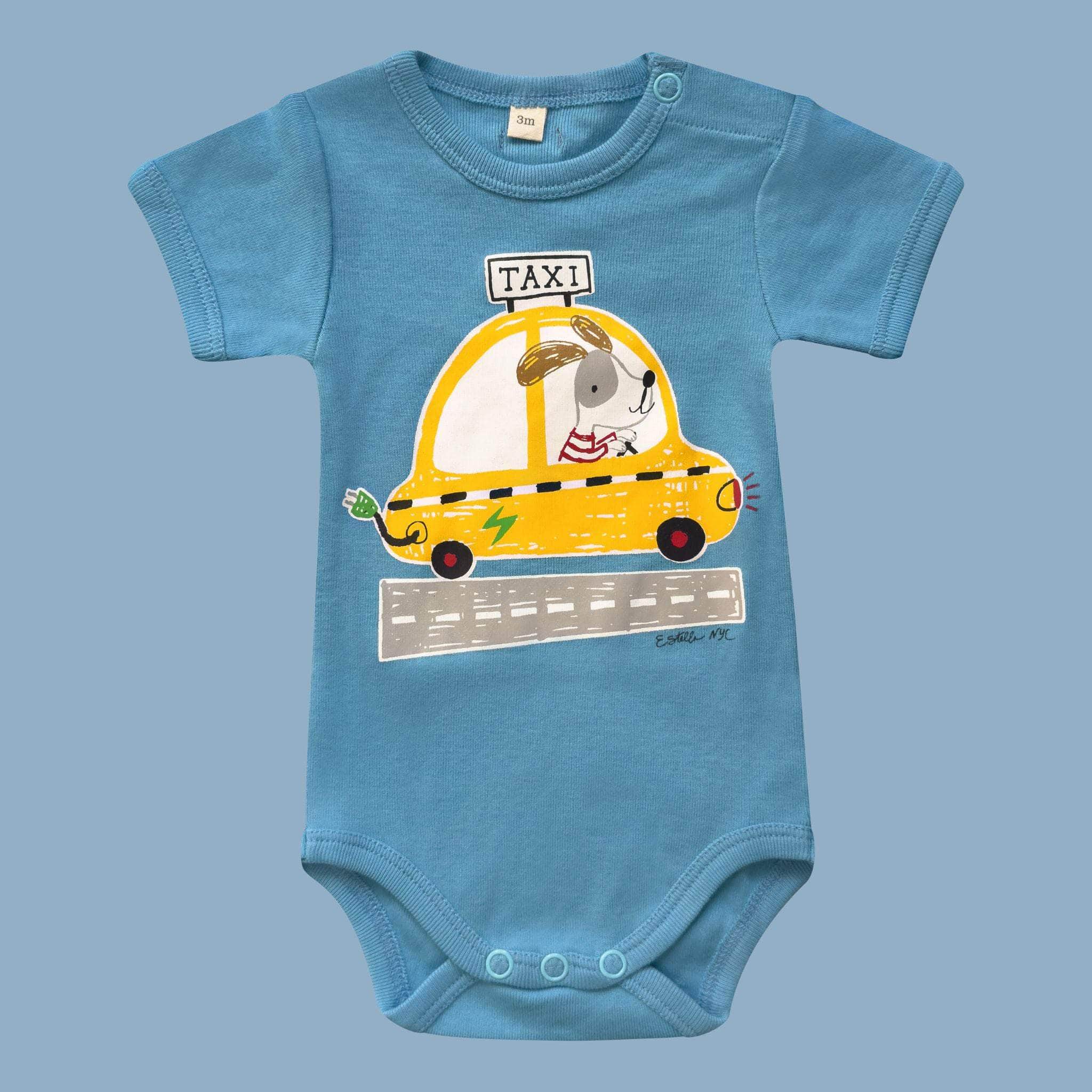 NYC Taxi Bodysuit - Blue