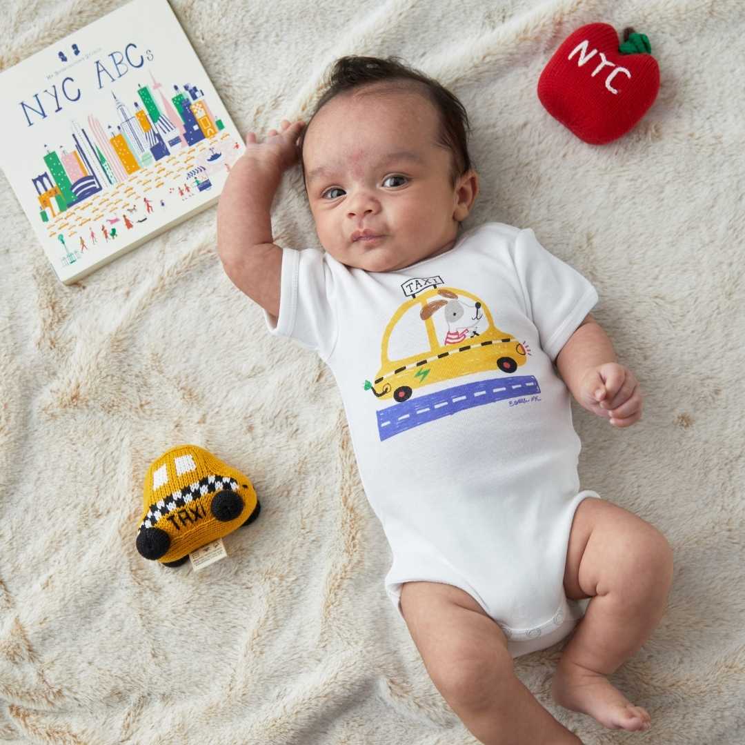 Estella Baby One-Pieces NYC Taxi Bodysuit