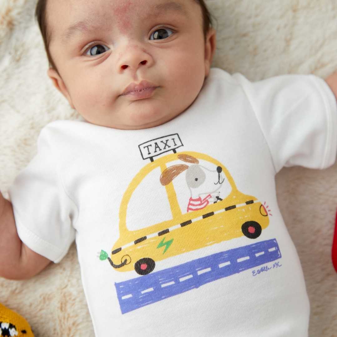 Estella Baby One-Pieces NYC Taxi Bodysuit