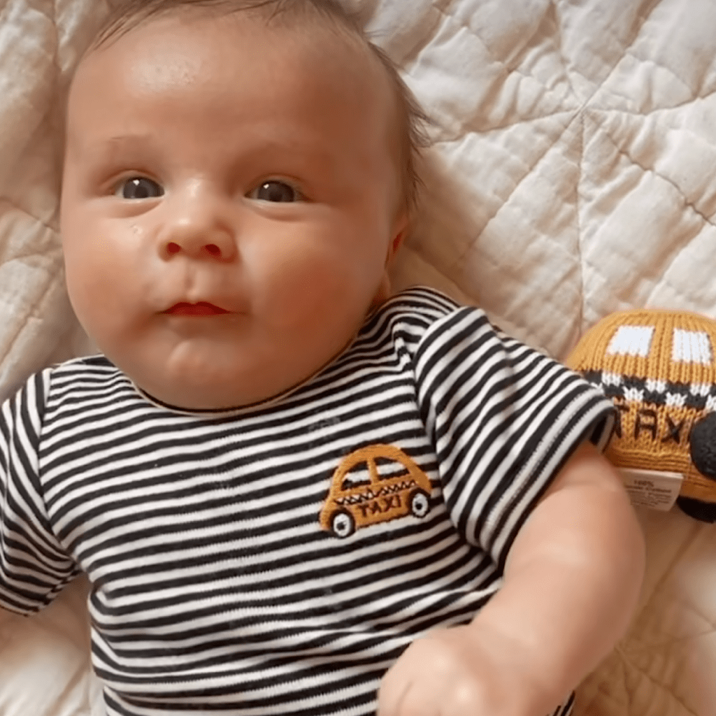 Estella Baby Clothing Organic - Taxi Embroidery Bodysuit