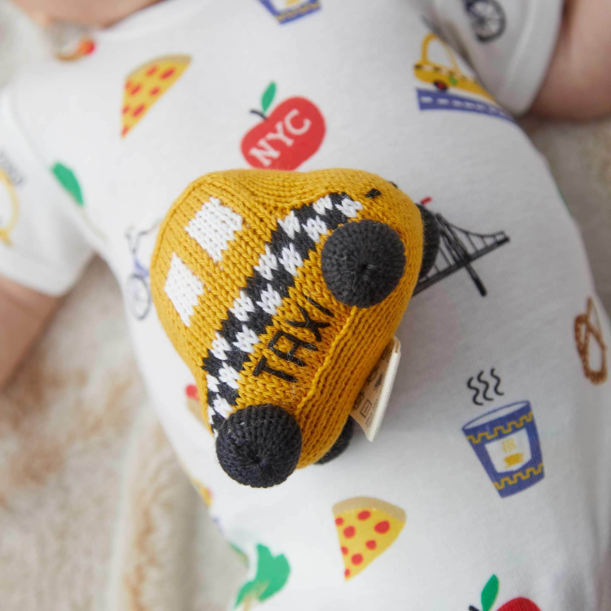 Estella Baby Toys Organic Taxi Rattle