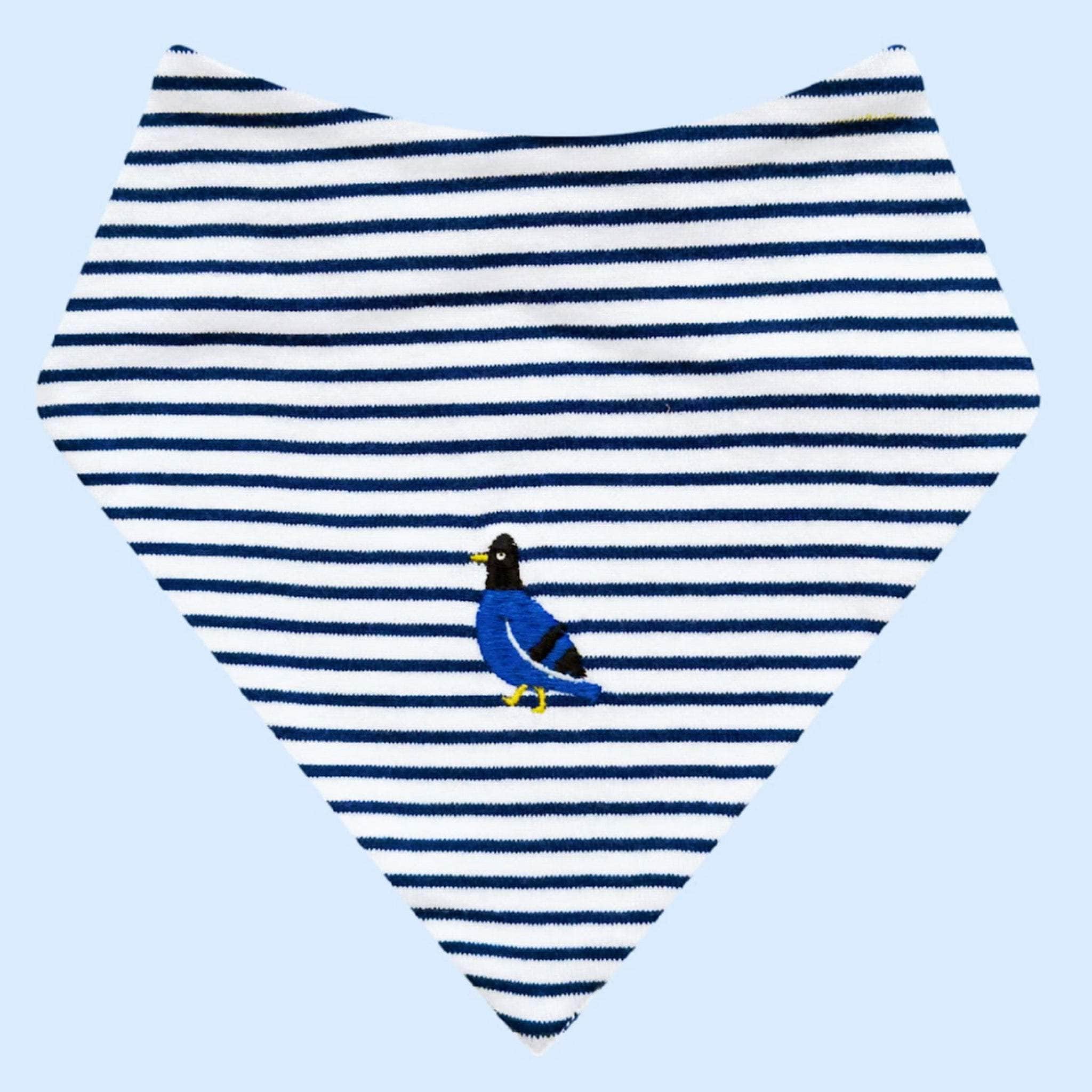 Estella Bibs Pigeon Embroidered Bibs
