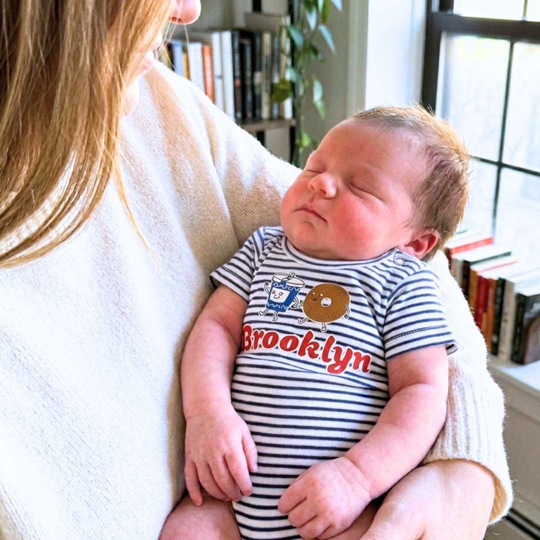 Estella Bodysuits Brooklyn Bagels & Coffee Bodysuit