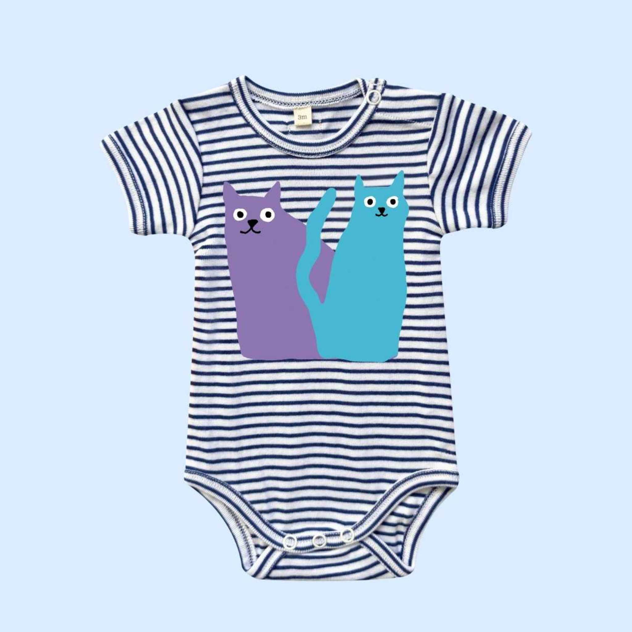 Estella Bodysuits 0-3 M Cool Cats Bodysuit