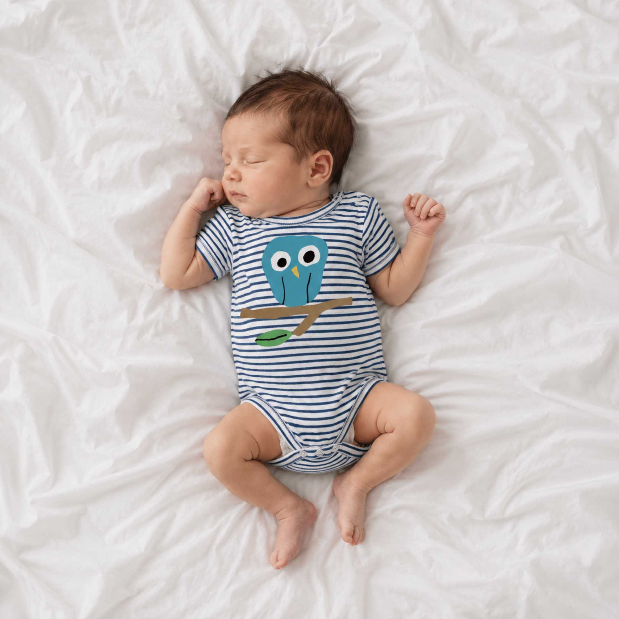 Estella Bodysuits Wise Guy Owl Bodysuit