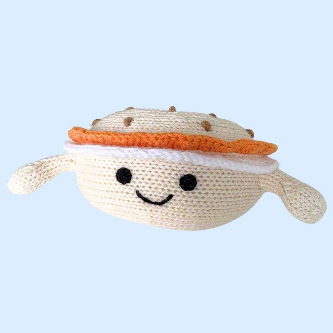 Estella Food Rattles Bagel Rattle