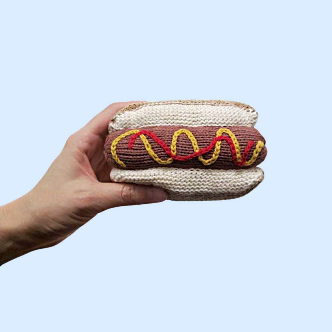 Estella Food Rattles Hot Dog Rattle