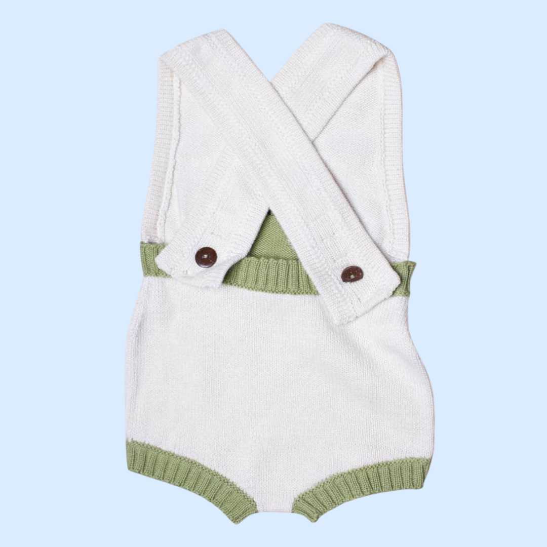 Estella Knitted Onesie 0-6 M Cactus Knitted Bodysuit