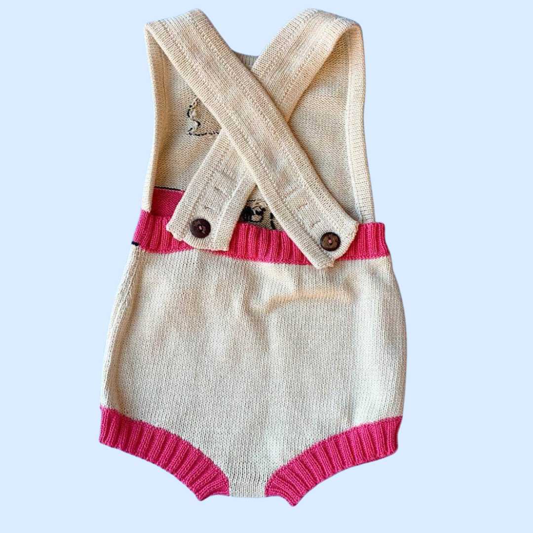 Estella Knitted Onesie Girl Power Knitted Bodysuit