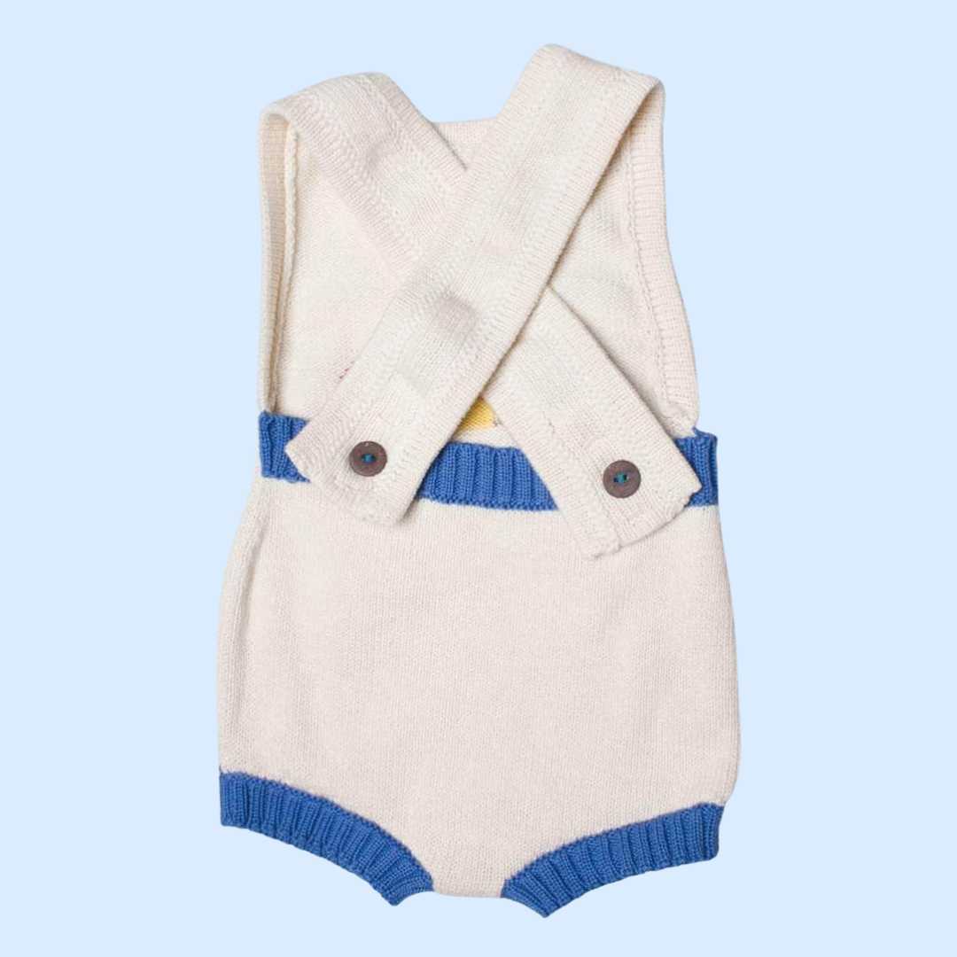 Estella Knitted Onesie 0-6 M Rainbow Knitted Bodysuit