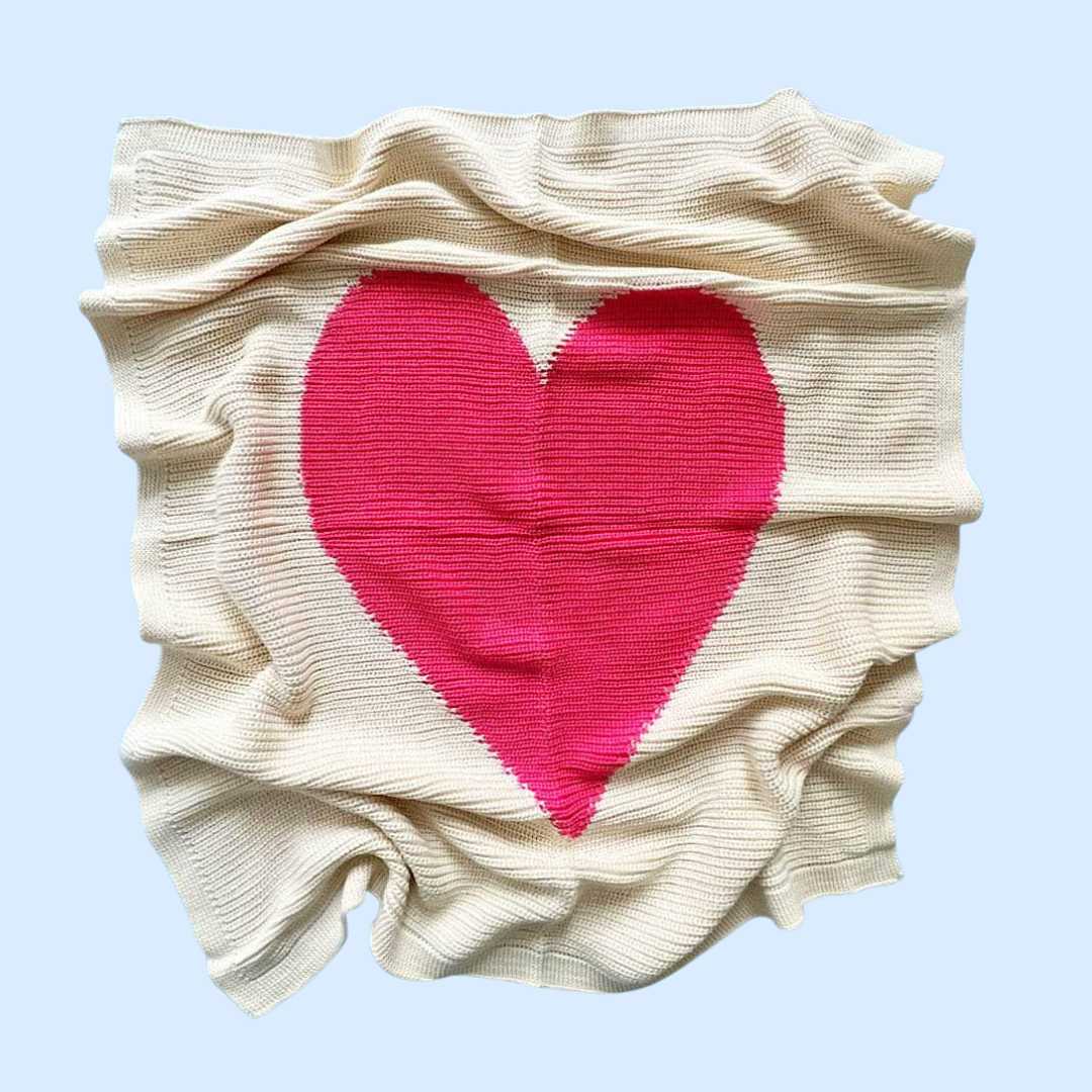 Estella Loveys, Blankets & Accessories Pink Heart Blankets