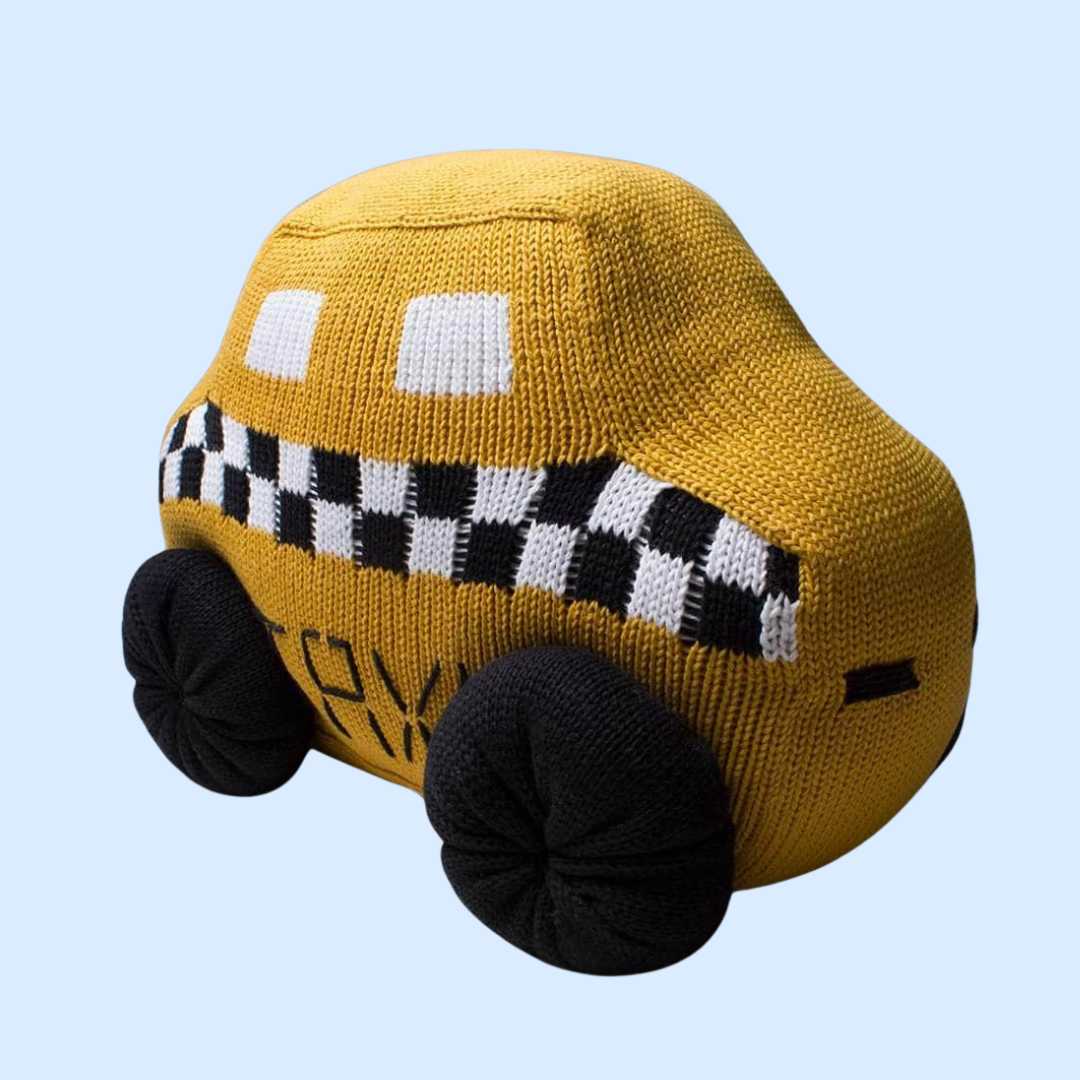 Estella Nursery Decor Large Taxi Plush Toy