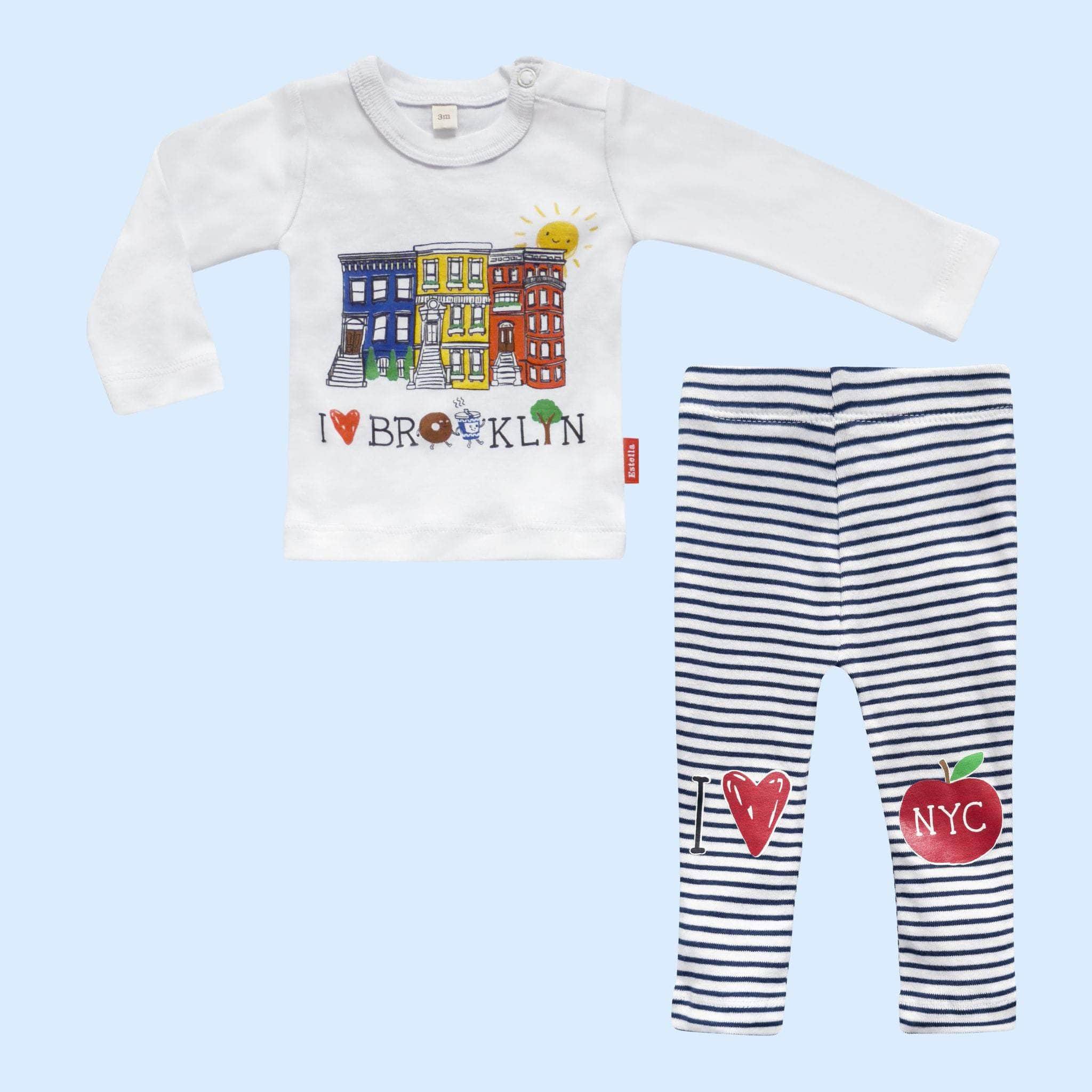 Brooklyn Pajama Set - 0-3 M